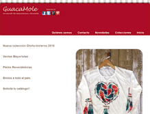 Tablet Screenshot of guacamole.com.ar